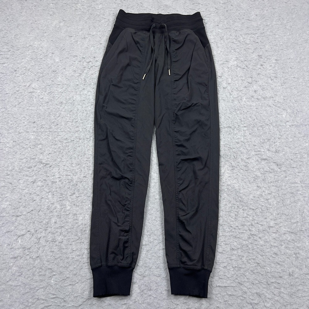 Lululemon Pants Women's 2 Black Dance Studio Mid-Rise Jogger Yoga Stretch W5ENMS